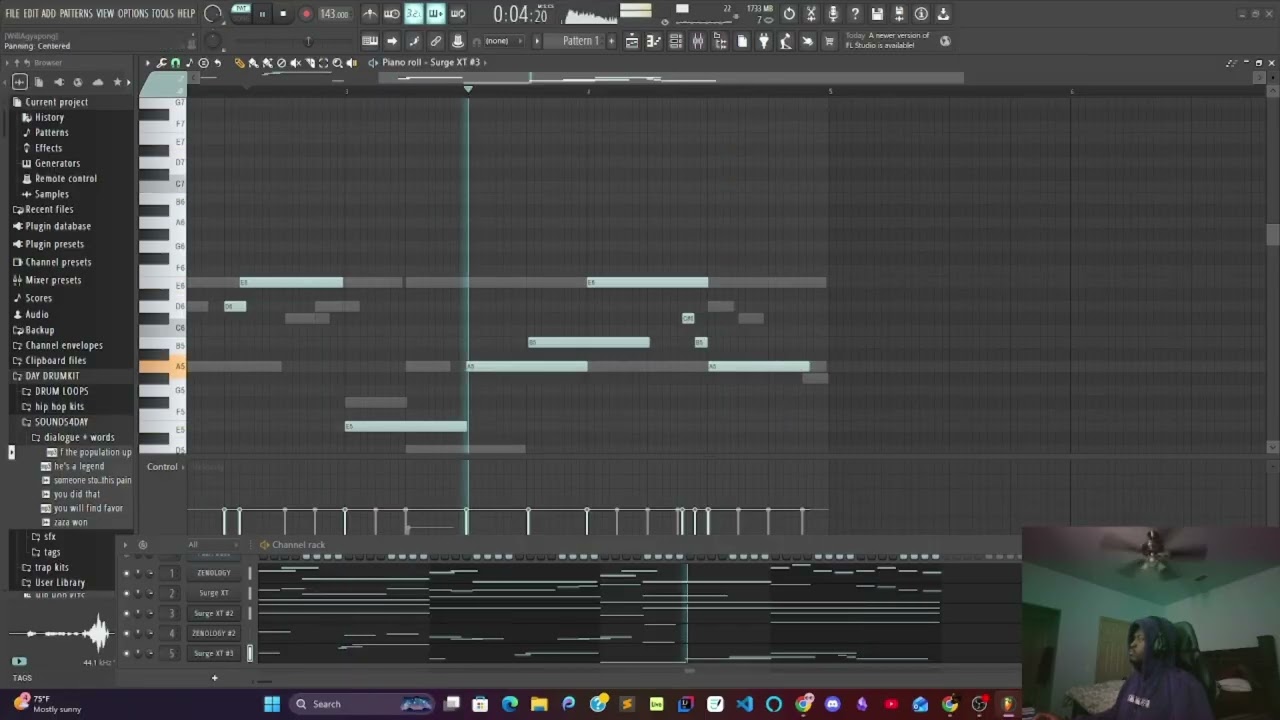 ourday makes a weird dreamy beat