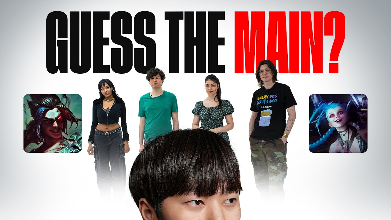 PRO GAMERS GUESS THE MAIN | League of Legends edition