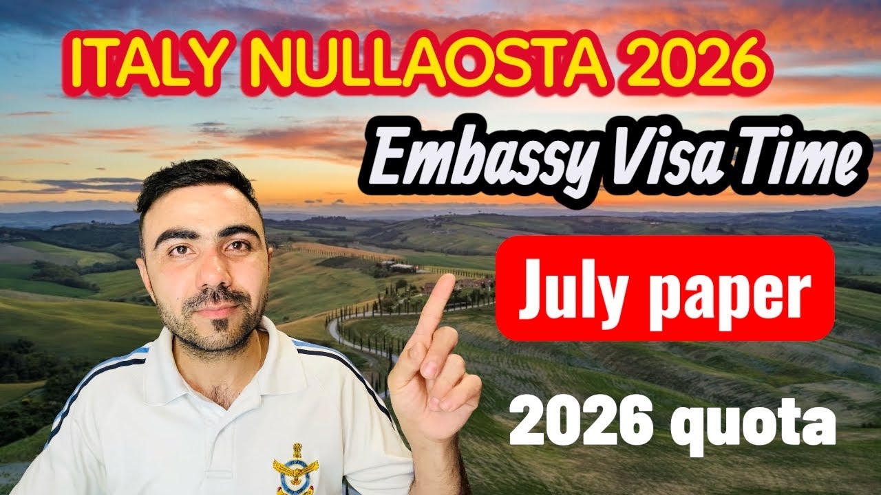 italy 🇮🇹 Nullaosta 2026 information / Embassy Visa Sessional Or Non sessional Paper Update italy 