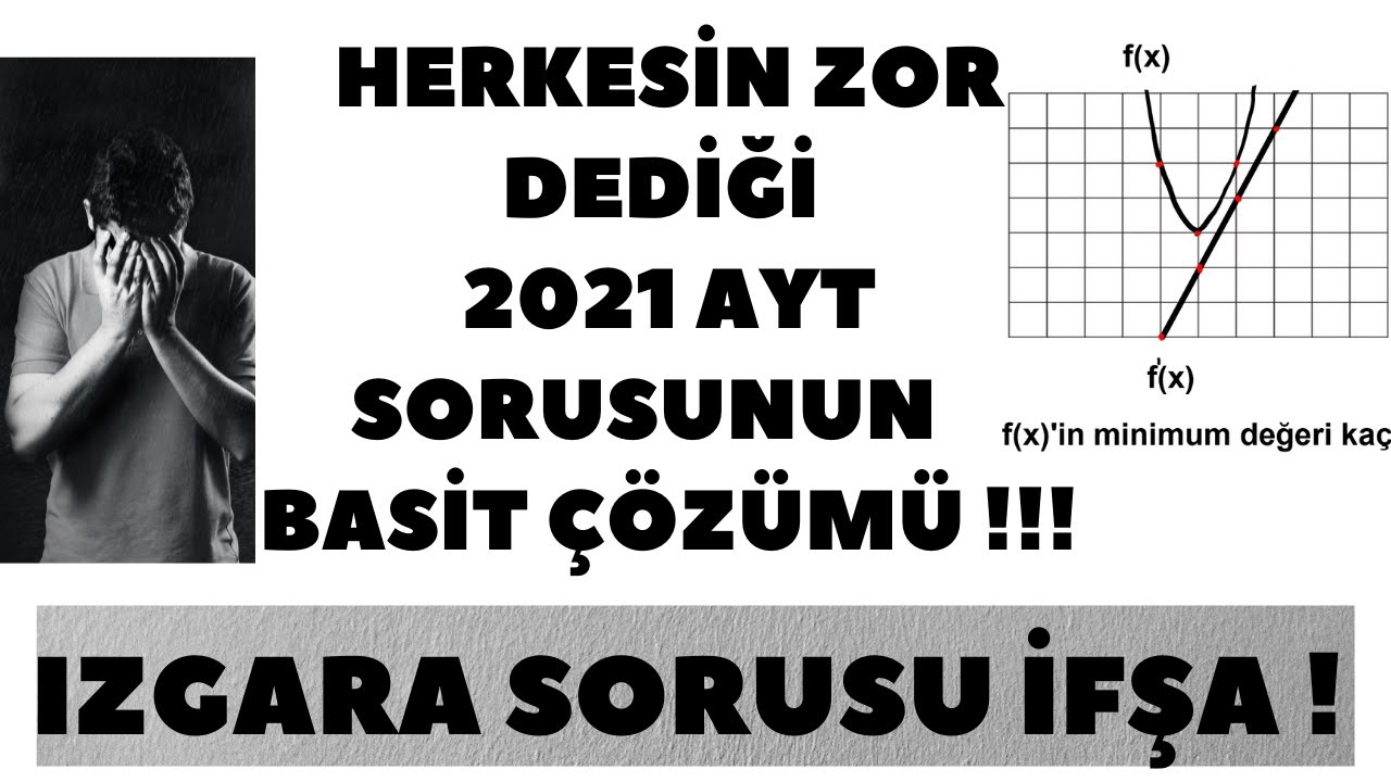 2021 AYT TÜREV ızgara SORUSUNUN en basit çözümünü DEŞİFRE ETTİM !!!