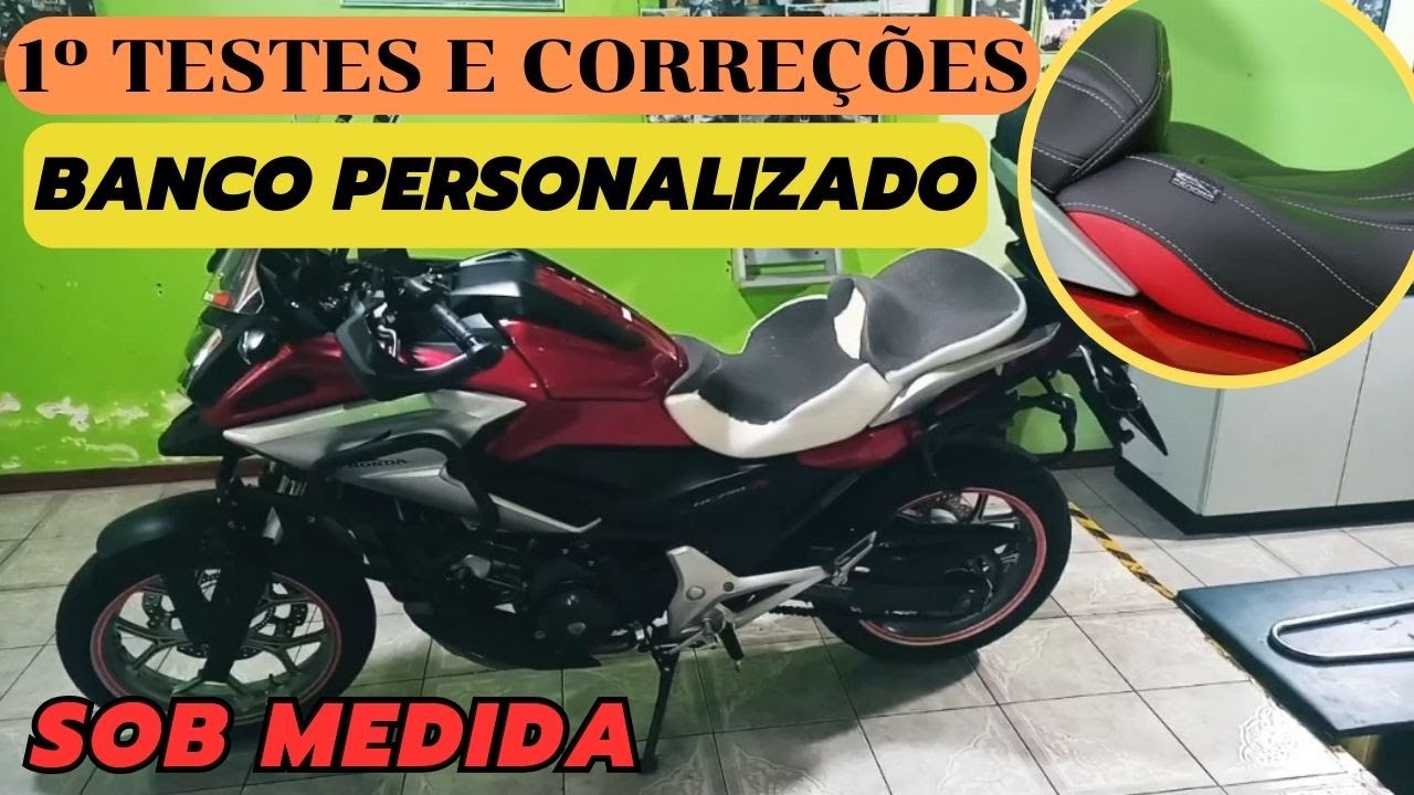 NC750 Banco Confort Feito Sob Medida Encosto Para Lombar Pessoas Baixinhas Peninha Bancos #nc750x