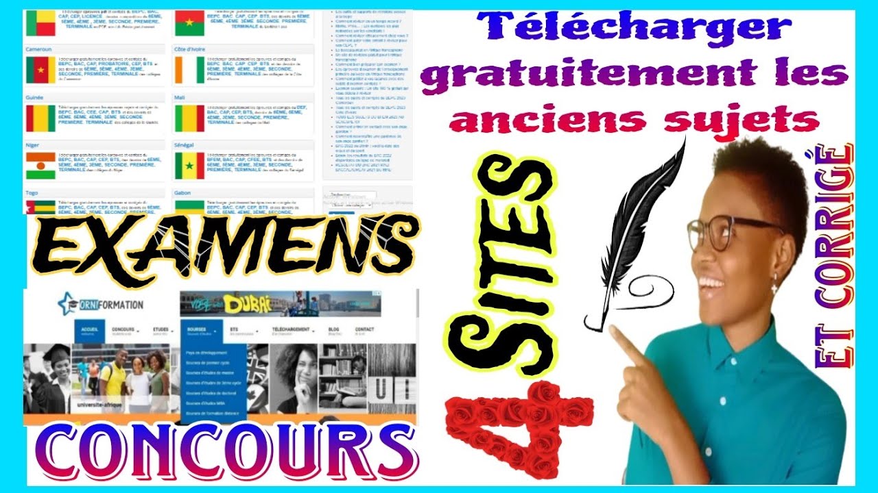 T&Eacute;L&Eacute;CHARGER 🌟 LES ANCIENS SUJETS (et corrig&eacute;s) 🌟 DES EXAMENS et CONCOURS 👌