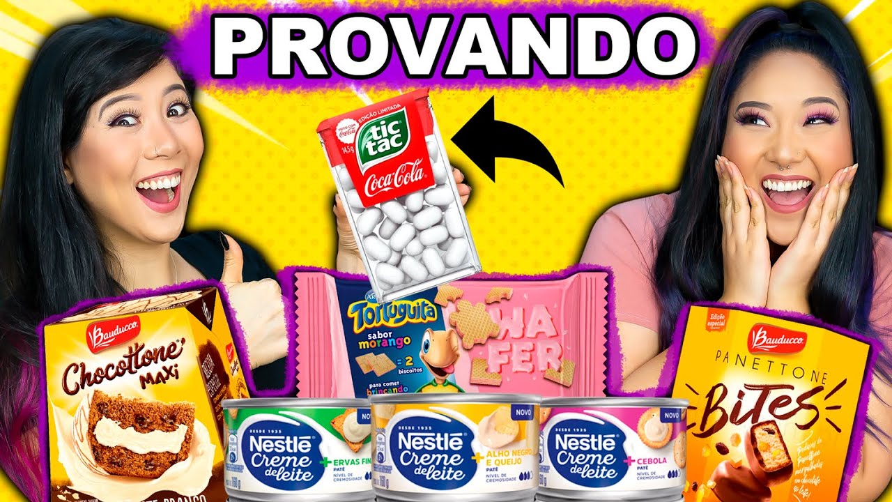PROVANDO LANÇAMENTOS DO SUPERMERCADO #3 | Blog das irmãs
