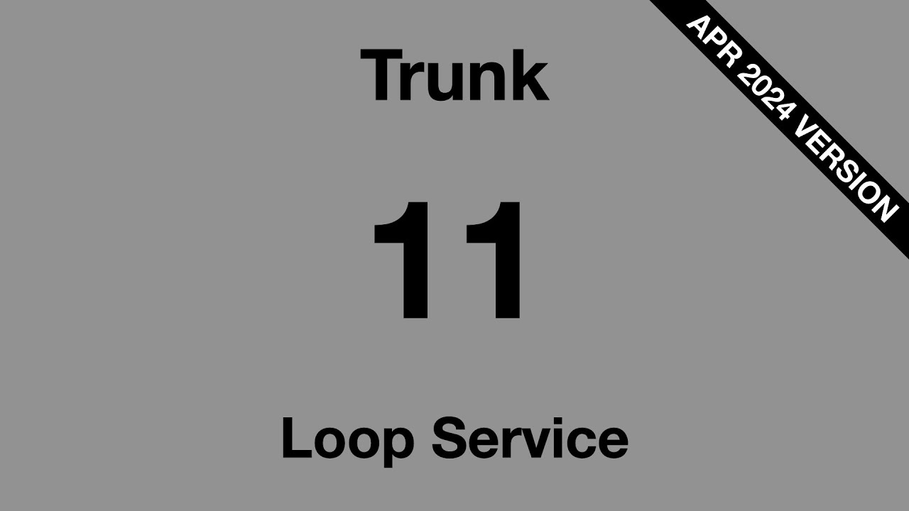 BACK IN THE OLD DAYS: [SBS Transit] Trunk Bus Service 11 Hyperlapse