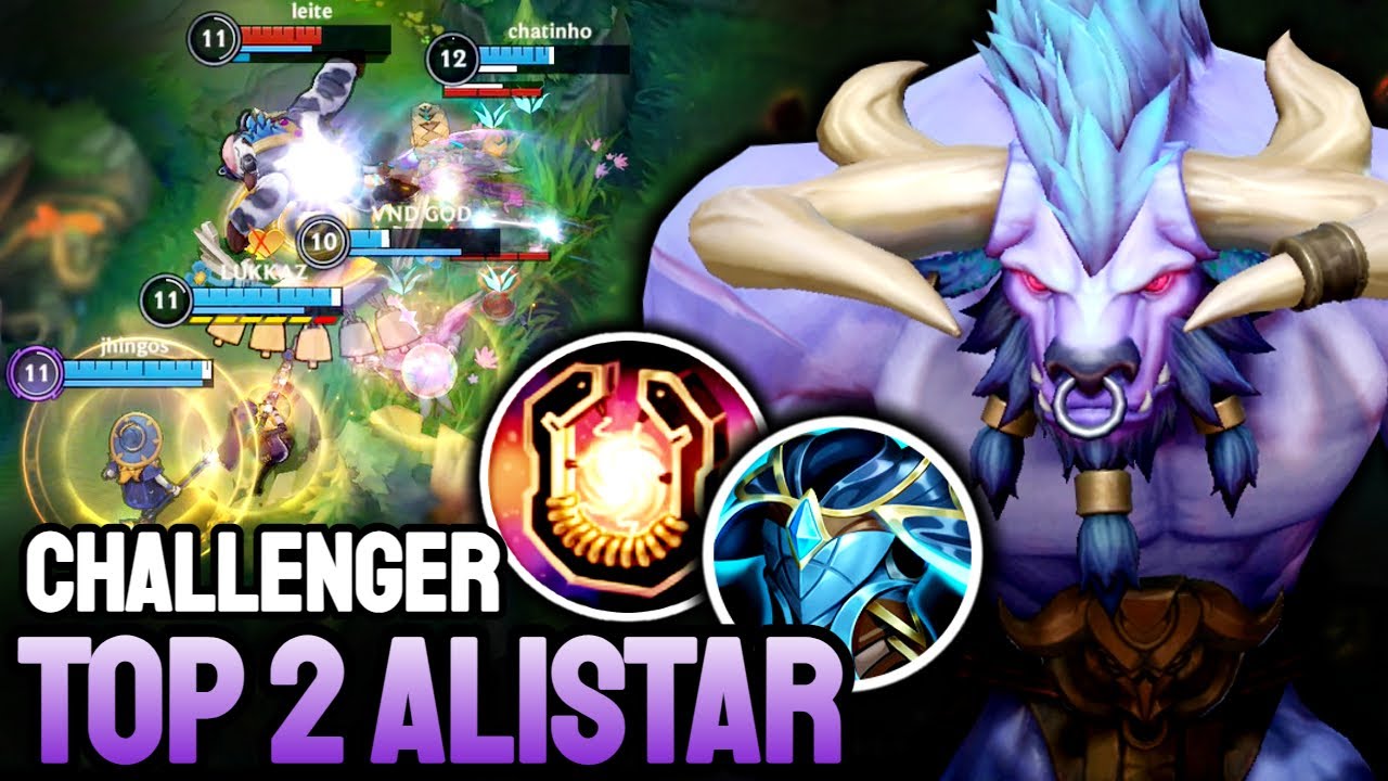 WILD RIFT ALISTAR - TOP 2 ALISTAR GAMEPLAY - CHALLENGER RANKED
