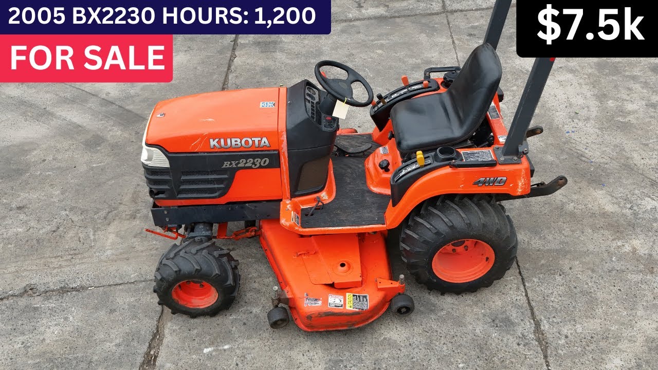 Продаётся: Kubota BX2230 за $7 500 &ndash; надёжный компактный трактор! 🚜🔥#kubota