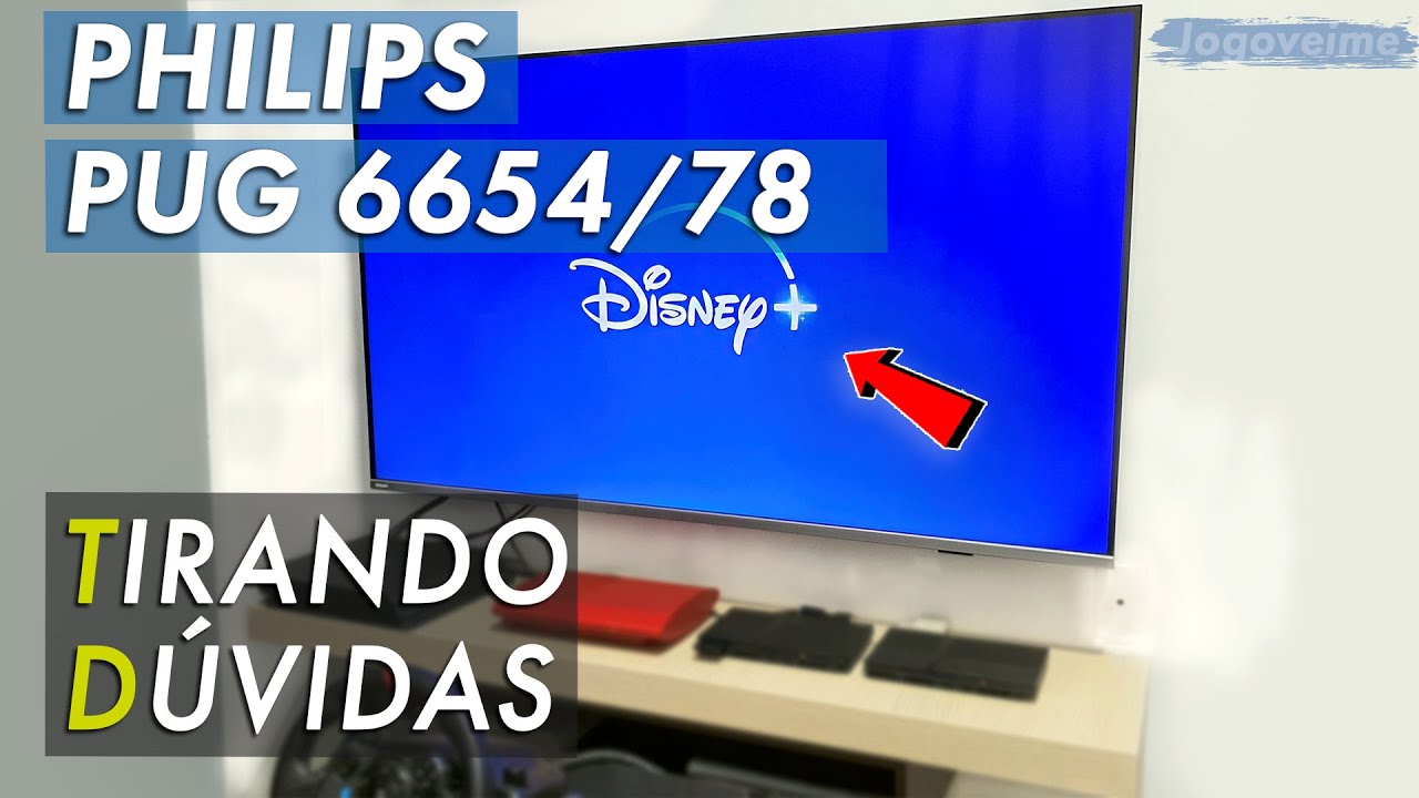 SmartTV Philips PUG 6654/78 - [Apps / Games / Sistema / Espelhamento Celular]