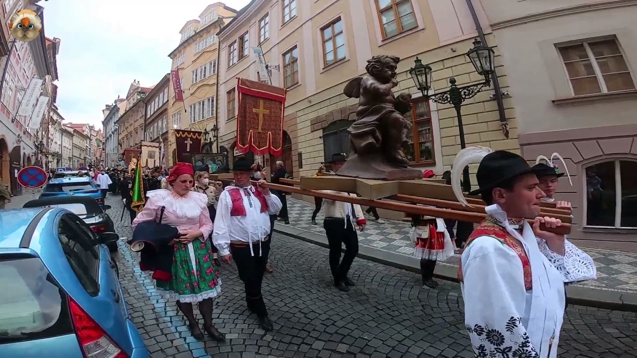 Svatojánské procesí na Karlův most / St. John’s Procession to Charles Bridge (Prague, 15.05.21)