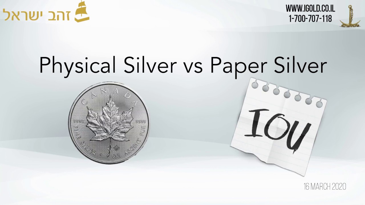 Physical Silver vs Paper Silver Price Difference