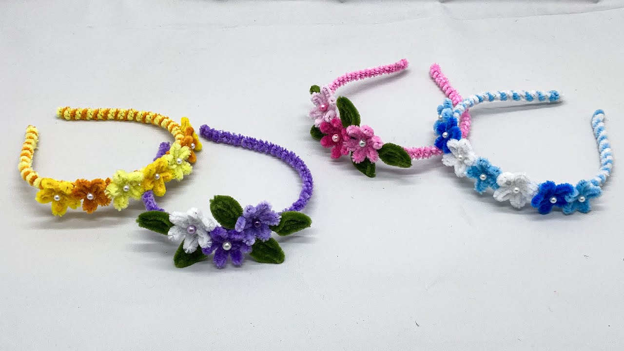 DIY | Cara Mudah Membuat Bando Dari Kawat Bulu | Bando Kawat Bulu Tutorial
