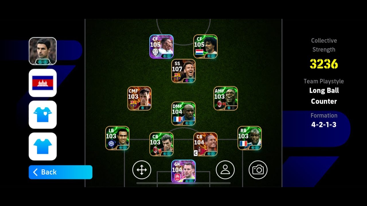4-2-1-3 + Arteta