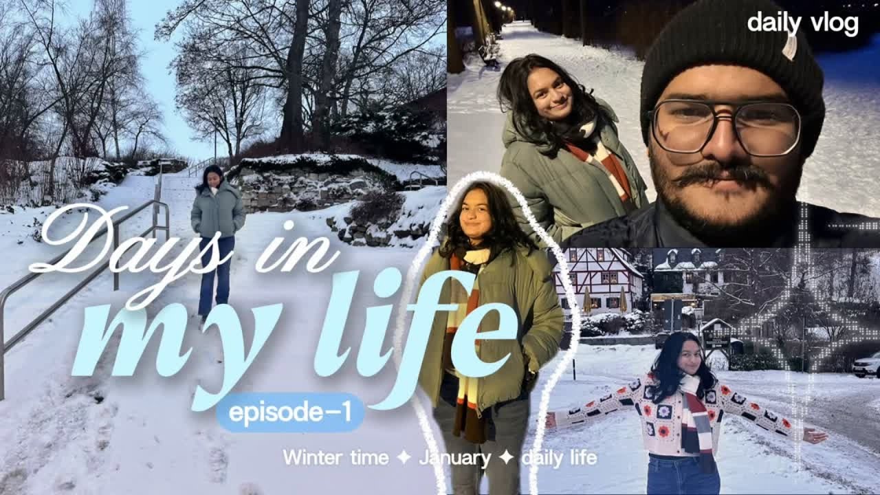 A Cozy January in Germany ❄️ | Bubble Tea 🧋, Samosa, Ramen🍜 & Student Life 🫧 diaries