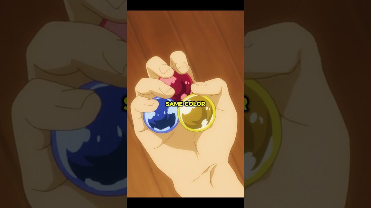 Collected all 3 colors😱#anime