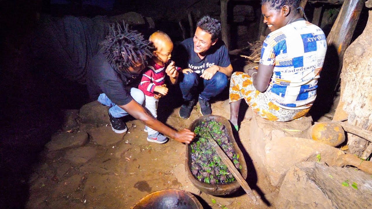 Ethiopian Food in 500 YEAR OLD Konso Village in Ethiopia - AMAZING AFRICAN CULTURE!