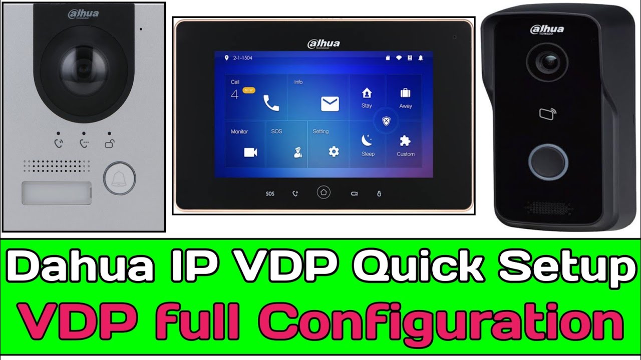 Dahua IP VDP Quick Setup l Dahua Villa/Apartment VDP Solution l Dahua KTP02/KTP03 full Configuration