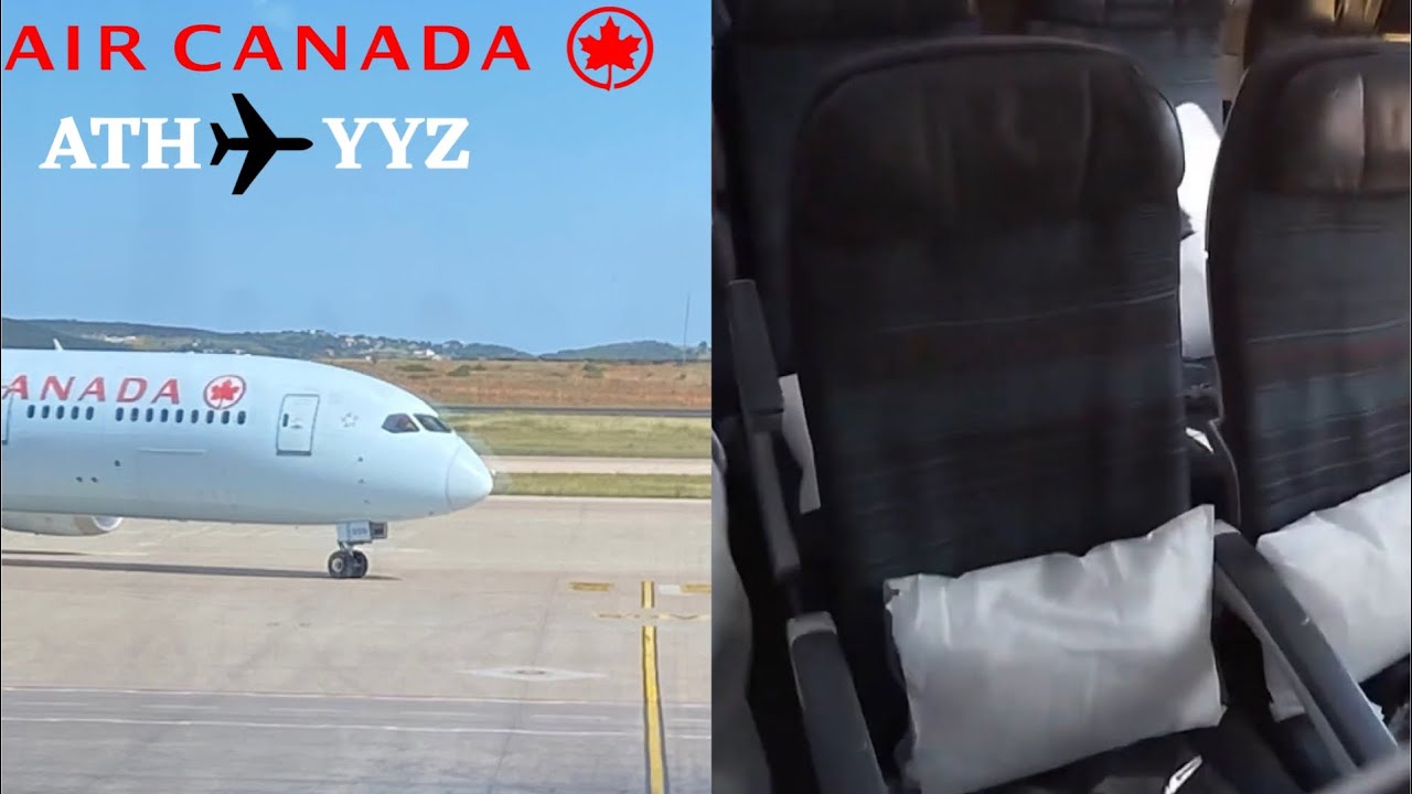 Air Canada Athens  - Toronto, Boeing 787-9, Economy class
