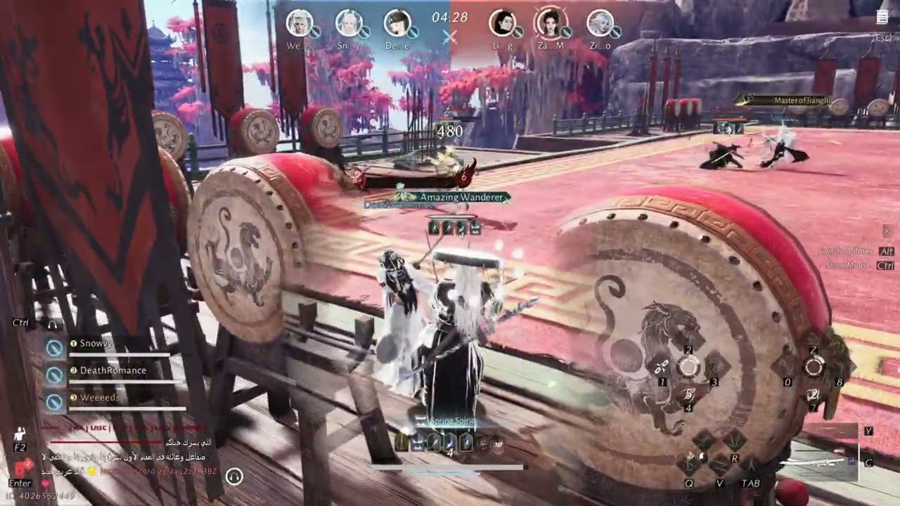 RANK 6 3V3 TEAM/ Where Winds Meet PvP/ Snowwy and Deathromance/ N Sword + Twin blades.