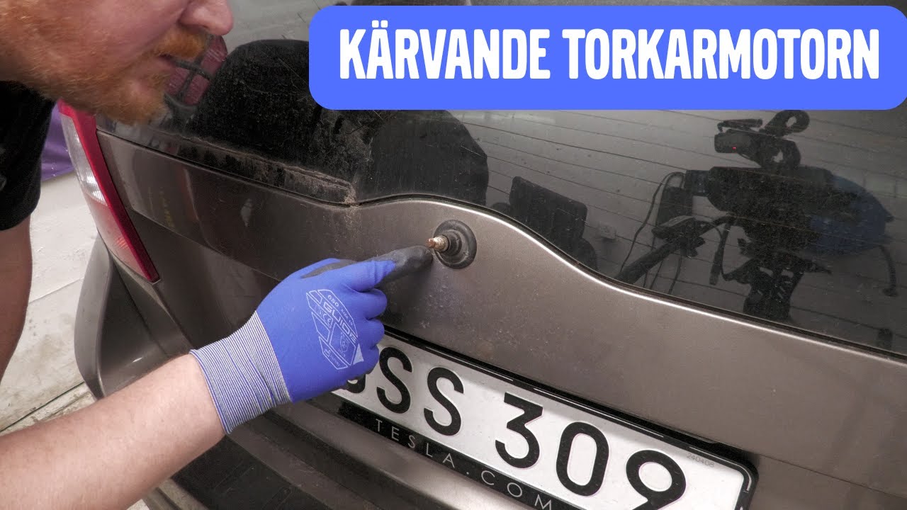 Byter torkarmotor bak Volvo V70 2008 - 2016