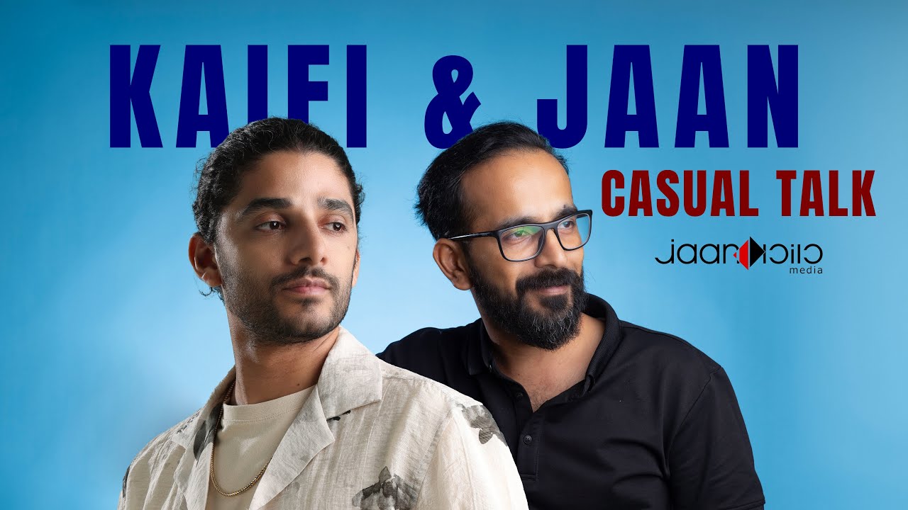 KAIFI KHALIL & JAAN ALBALUSHI casual talk at Jaan click Media, Bahrain