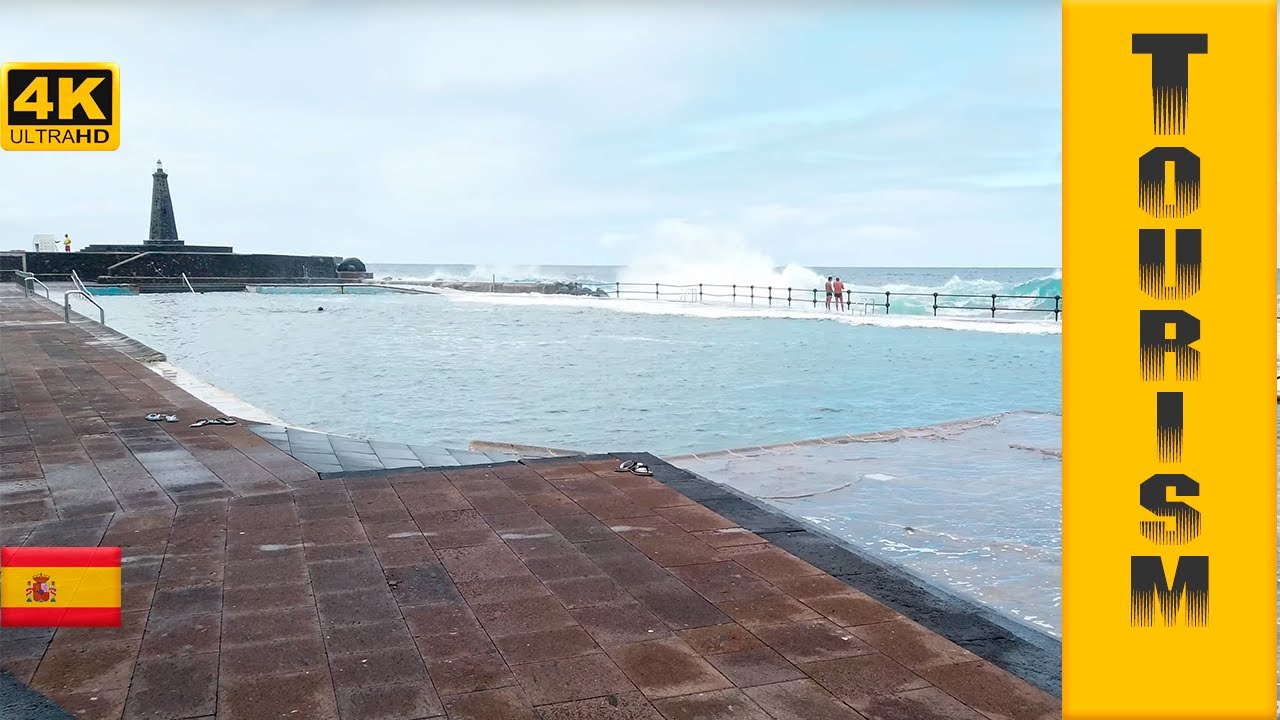 Bajamar in the north of Tenerife - walking, interesting place, big waves - 27.09.2020