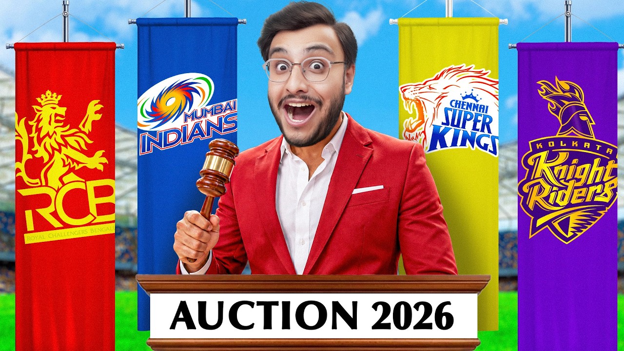 I DID THE MINI IPL PLAYER AUCTION 2026