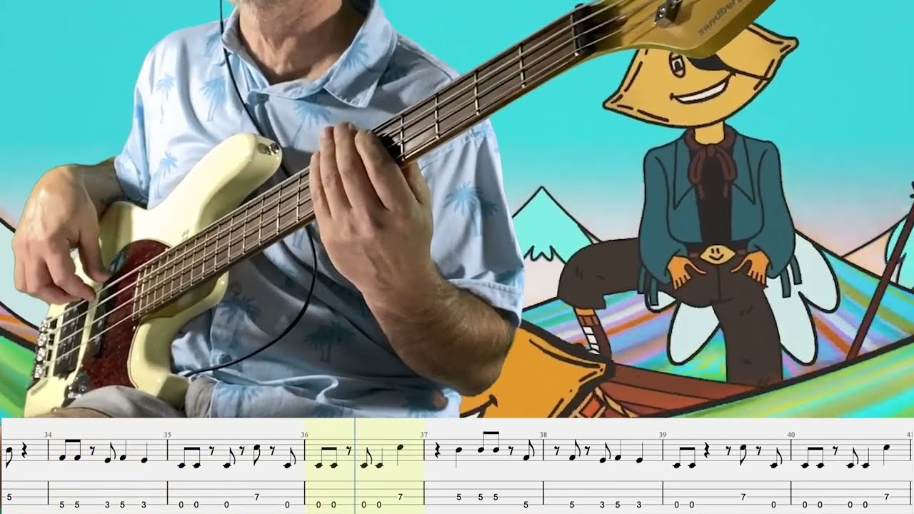 DOPE LEMON - MIAMI BABY - BASS COVER & TAB