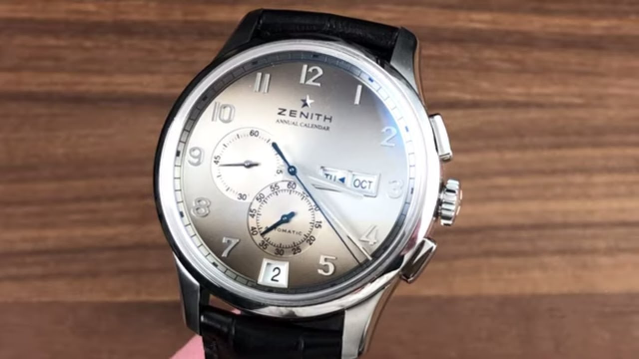 Zenith El Primero Winsor Annual Calendar (Palladium Dial) 03.2072.4054/18.C711 Zenith Watch Review