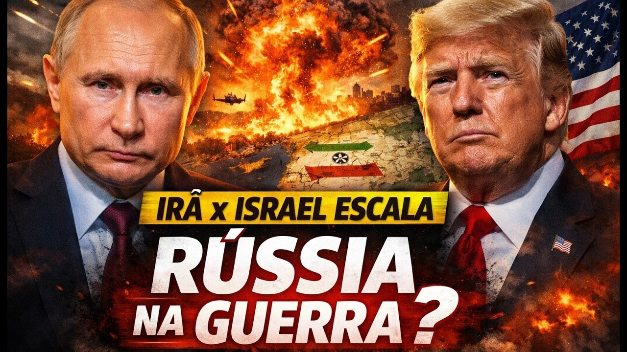 LIVE: IRÃ x ISRAEL — RÚSSIA PODE ENTRAR NA GUERRA AGORA?