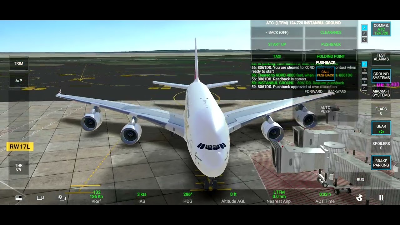 Airplane a380 airplane simulator flight in rfs 