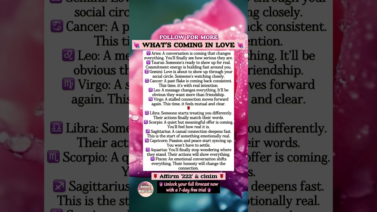 💘 Love Is About to Get Real 💥 What&rsquo;s Coming Next for Every Zodiac Sign ✨
