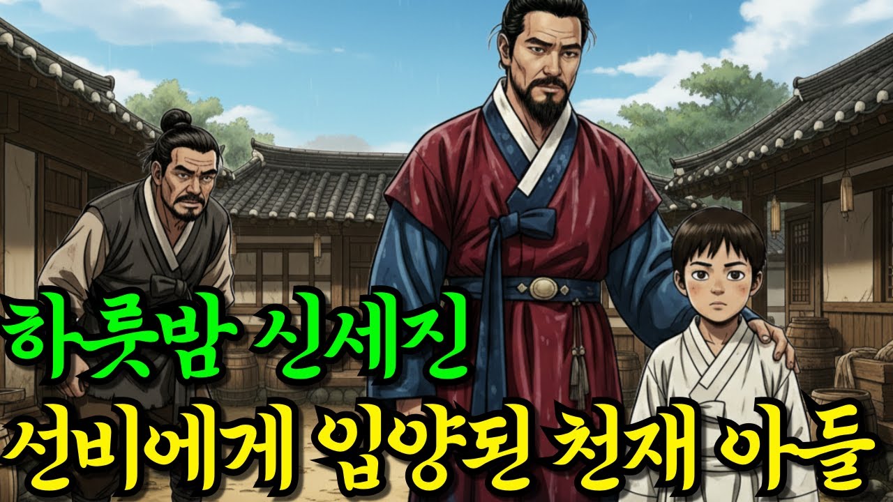 하룻밤 신세진 선비에게 입양된 천재 아들 | 꼬마의 천재성을 알아본 선비의 선택