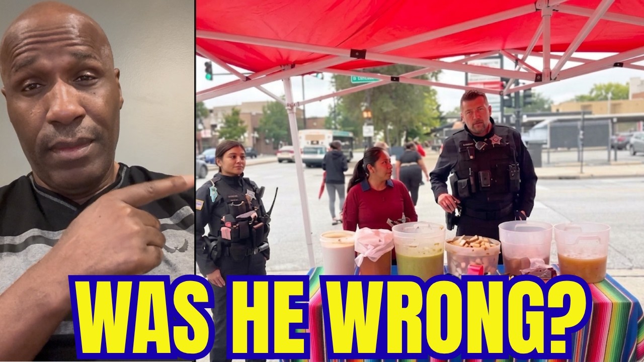 Black Man PRESSURES Chicago Police to Check Mexican Street Vendor&rsquo;s License