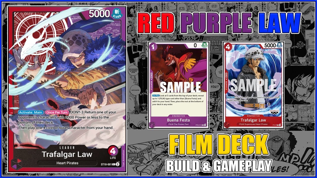 RP LAW | FILM DECK IS CRAZY | BUILD & GAMEPLAY | OP 05 | ONE PIECE