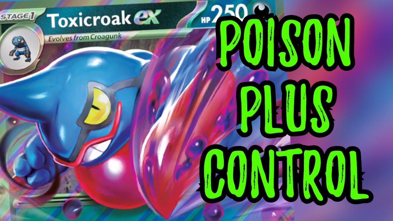 Toxicroak ex POISONS and CONTROLS the Game Pokemon TCG Live