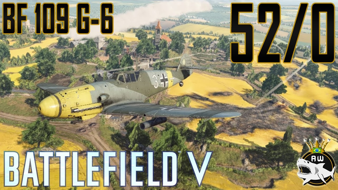 BFV - PULEI DO AVIÃO NO FINAL PARA SOLTAR O V1! 52/0 COM O BF 109 G-6 - BATTLEFIELD V
