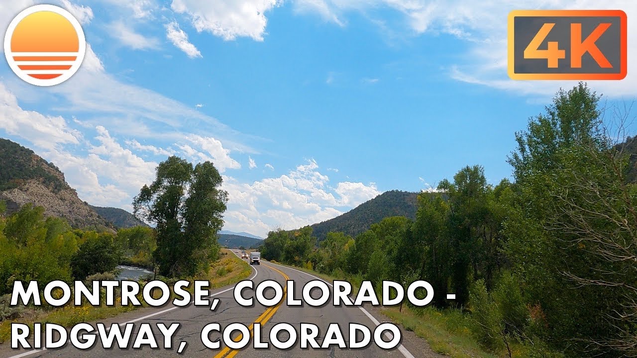 Montrose, Colorado to Ridgway, Colorado! Drive with me on a Colorado Highway!