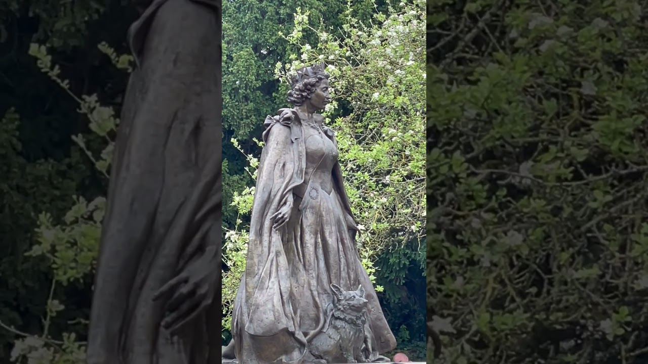The unveiling of the new statue of the late Queen Elizabeth ll in Oakham, Rutland, on her birthday.
