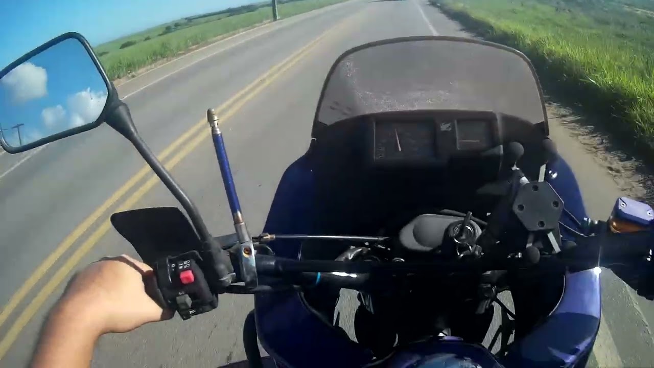 NX Sahara com motor de Twister - Testando carburador original usado