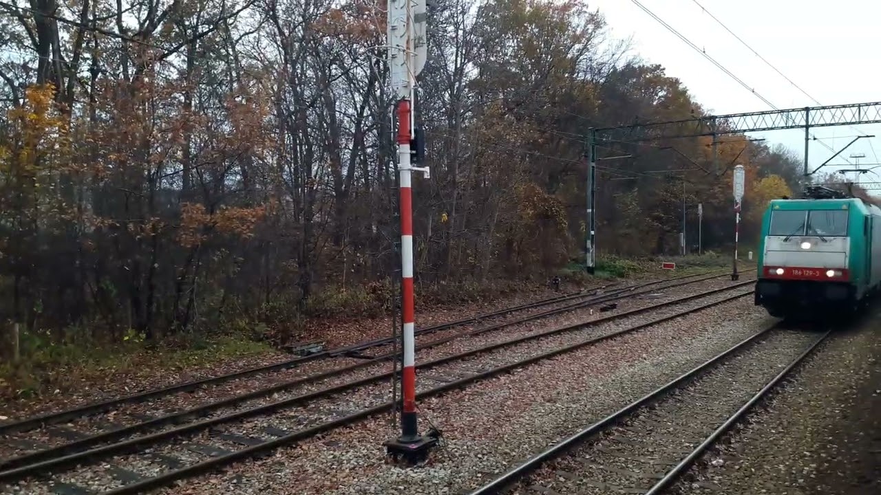 Przejazd lokomotywy 186 129-3