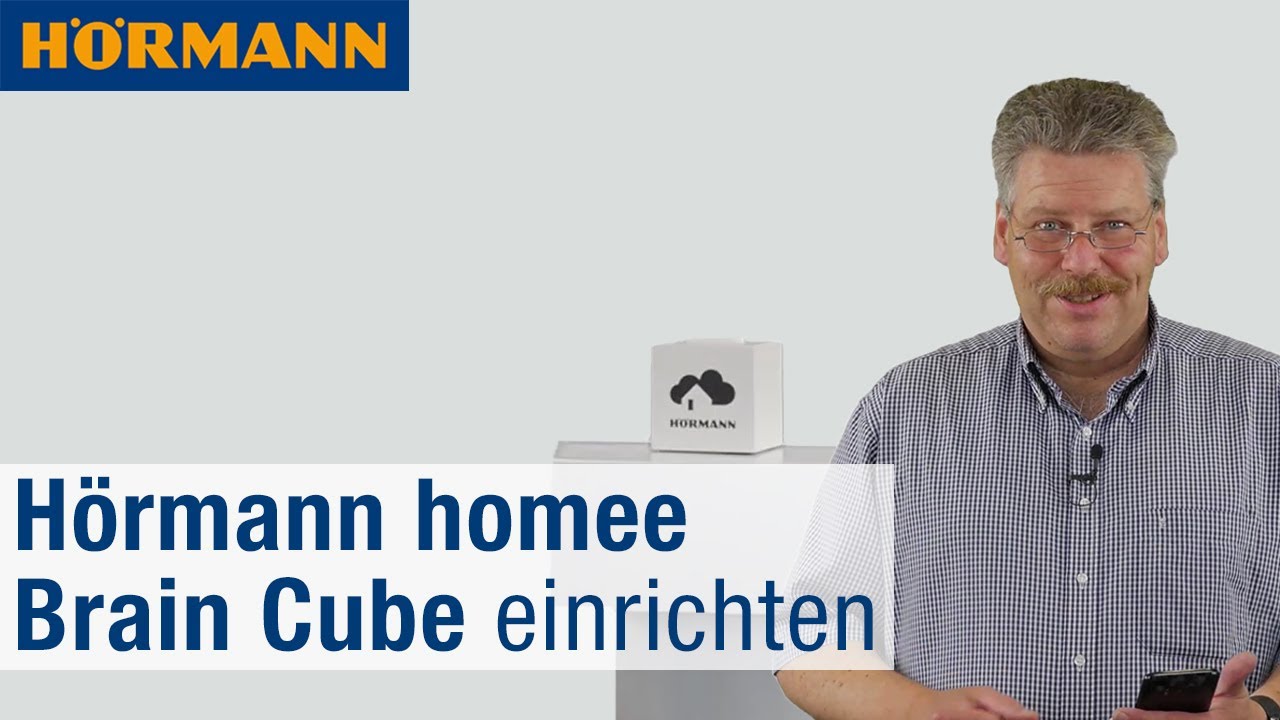 Hörmann homee: Basiswürfel einrichten (Brain Cube) - So geht's | Hörmann