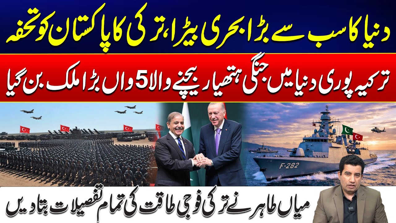 World’s Largest Naval Fleet? Turkey Gift to Pakistan - Mian Tahir Explain Turkey’s Military Strength
