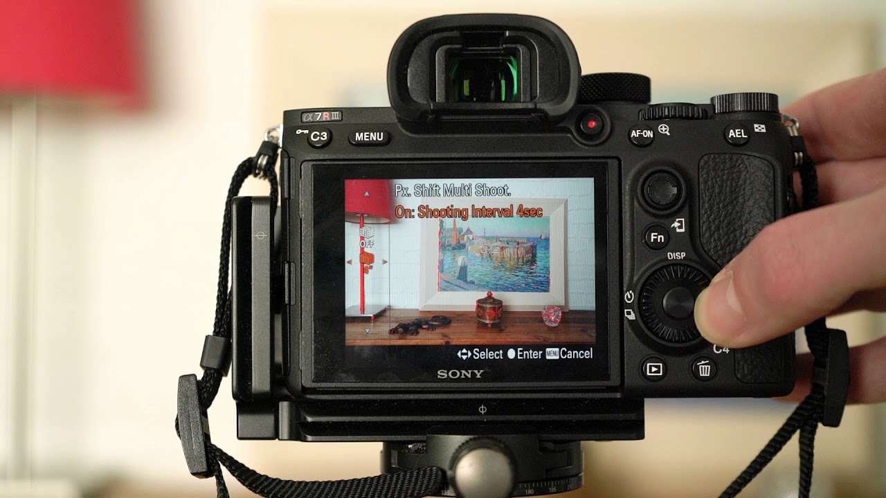 Демонстрация сдвига пикселей Sony A7RIII