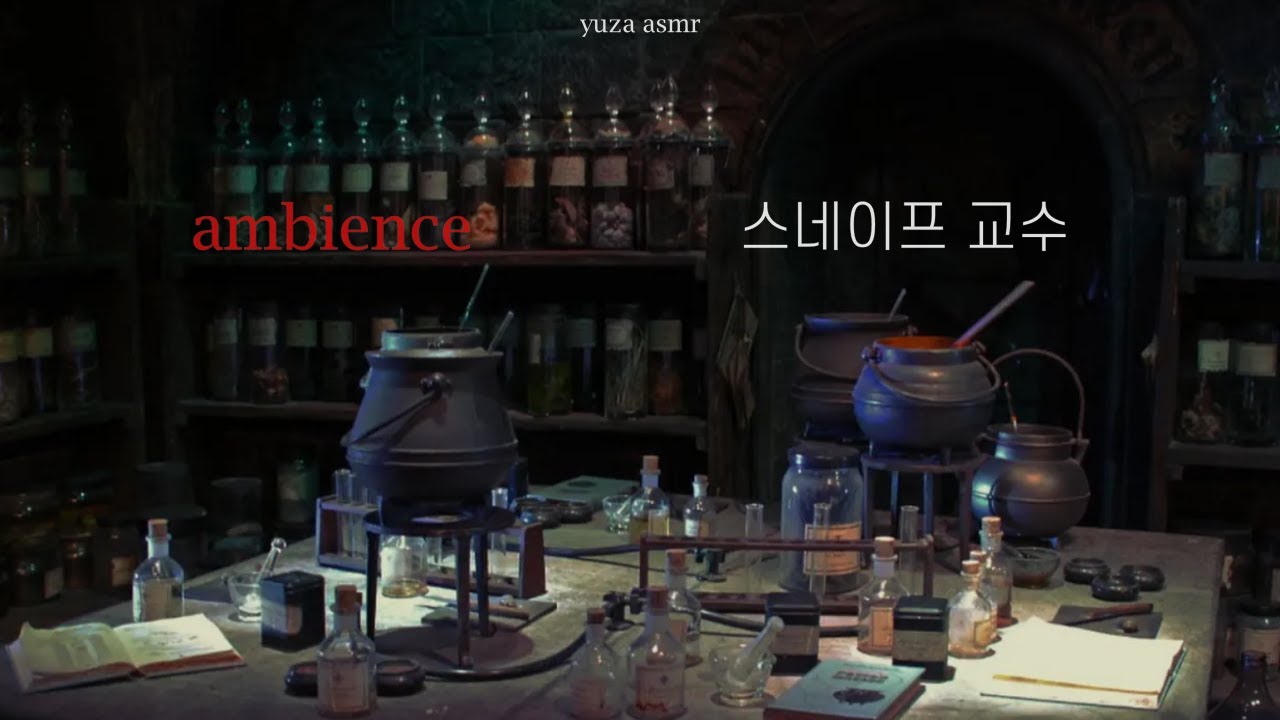 ASMR 늦은밤, 스네이프의 마법약 연구 • 스네이프 asmr, 집중할 때 듣는 asmr