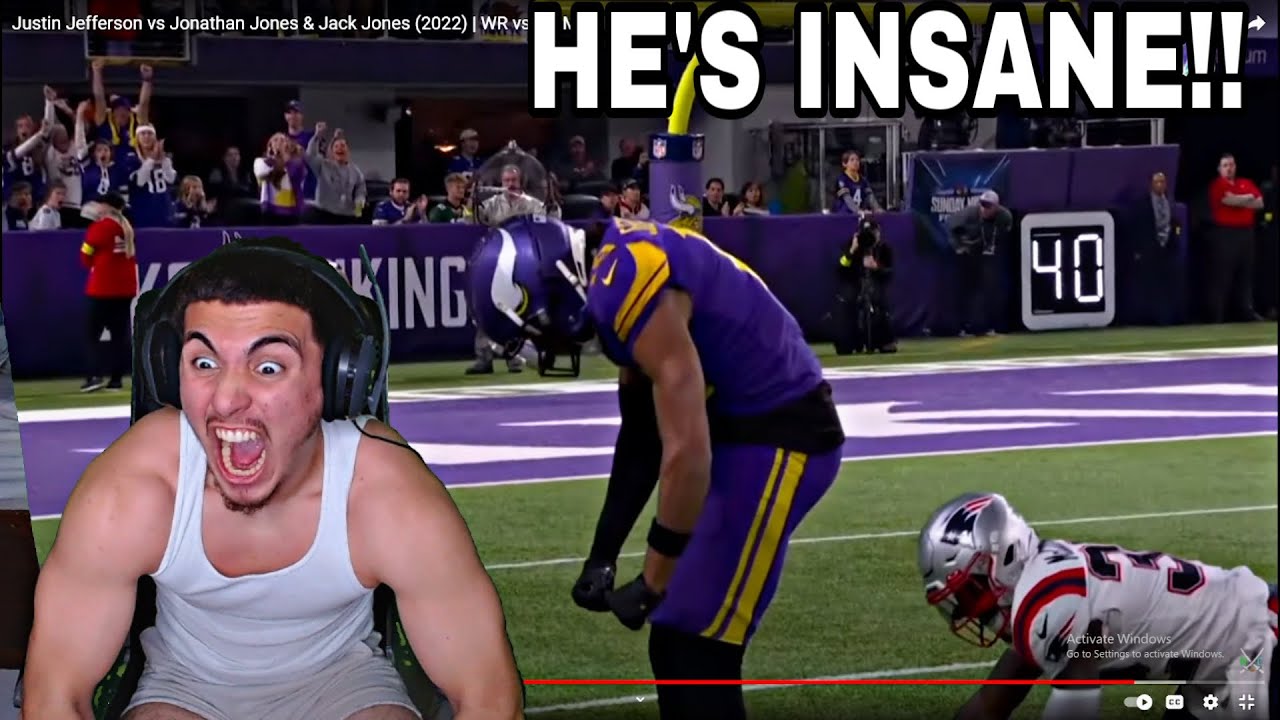 JUSTIN JEFFERSON BREAKS ANOTHER RECORD! Vikings Vs Patriots 2022 Week 12 Highlights Reaction!