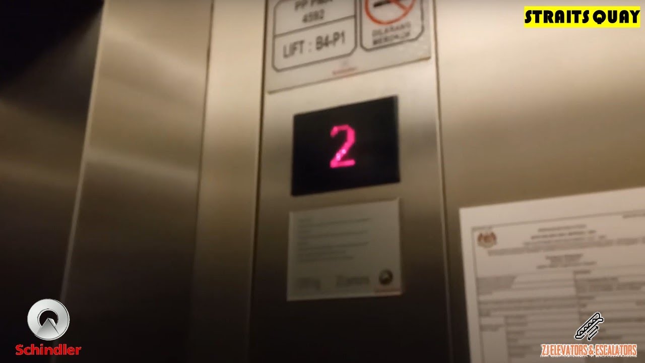 Another 2 Schindler Elevators (1 OOS) at Straits Quay (Quay 1), Tanjung Tokong, Penang, Malaysia.