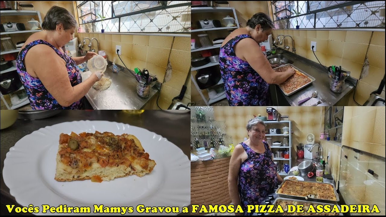Vocês Pediram e Mamys Gravou a FAMOSA PIZZA DE ASSADEIRA