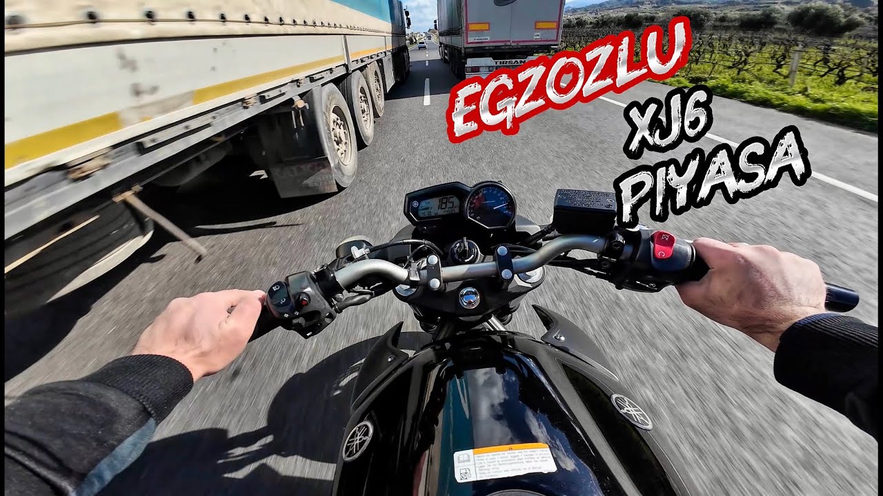 Egzozlu Yamaha XJ6 ile gazladım 🔥 Ses&Çıldırmaca