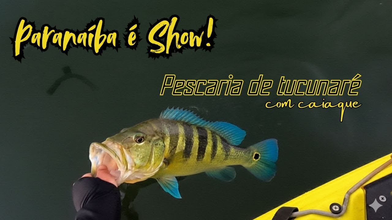Ataques Incríveis no Paranaíba! Tucunaré de Caiaque com Iscas Artificiais!