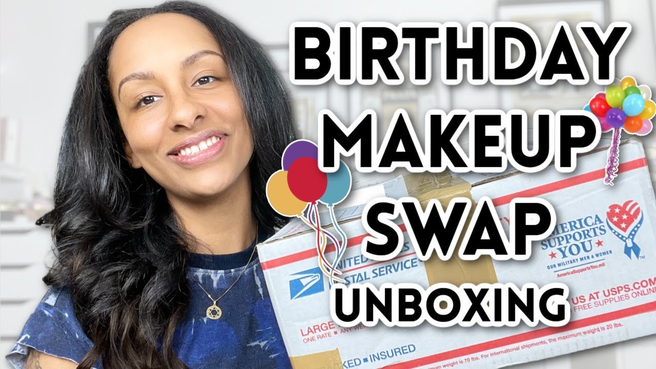 SURPRISE Makeup Haul Birthday Swap | Mo Makeup Mo Beauty