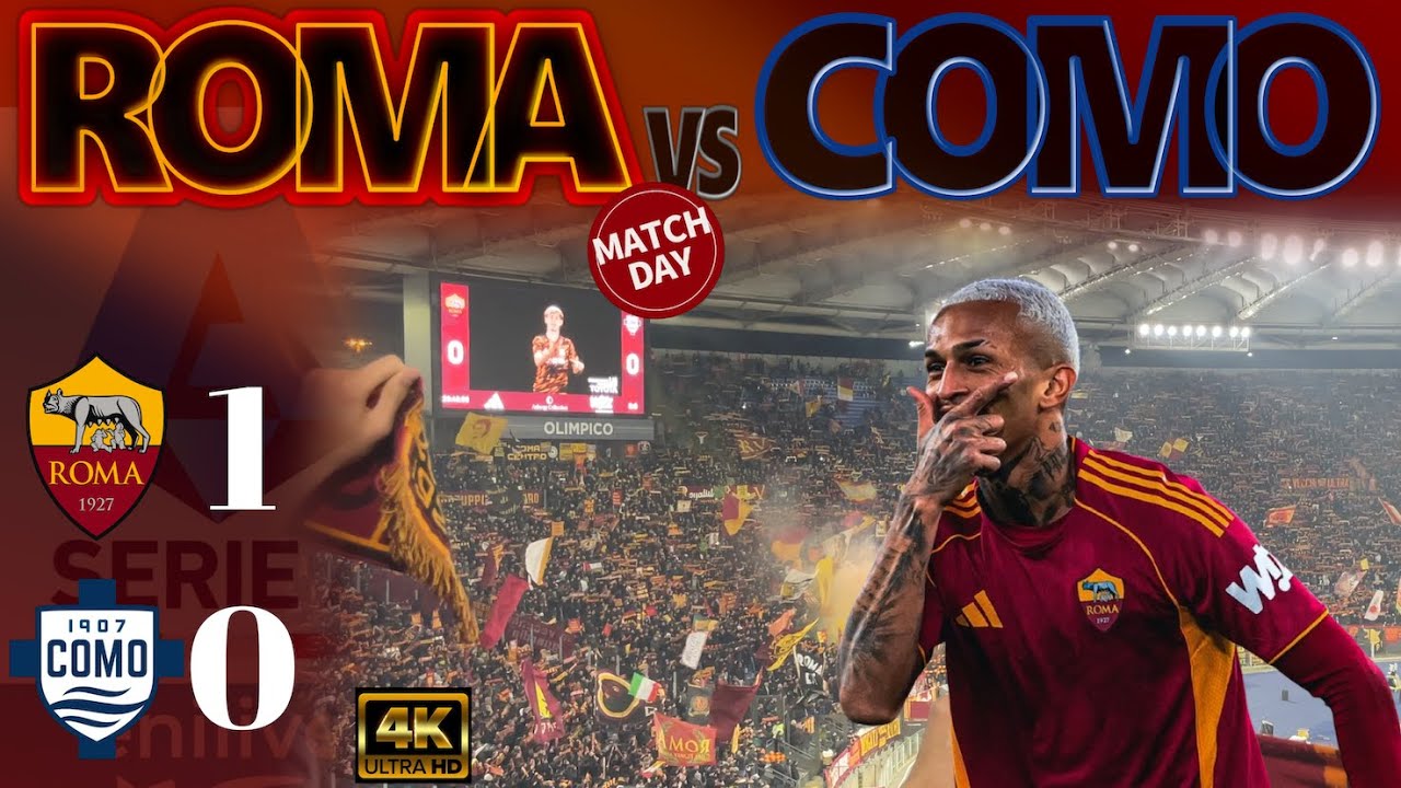[4K] ROMA 1-0 COMO｜SERIE-A 2025-26 MATCHDAY 15｜15/12/2025 STADIO OLIMPICO